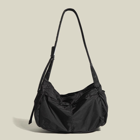 Large Capacity Casual Shoulder Nylon Waterproof Sports Style Messenger Bag