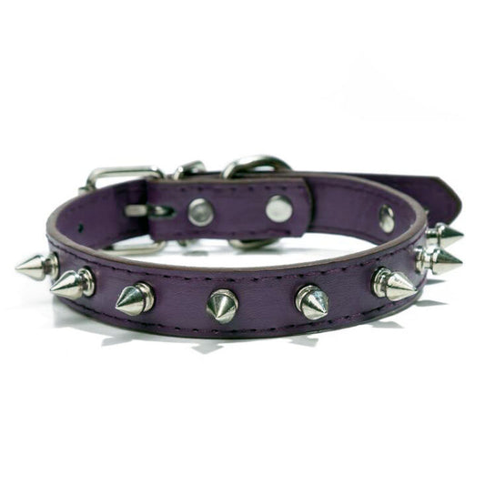 Pet With Multicolor Pu Leather Dog Collar