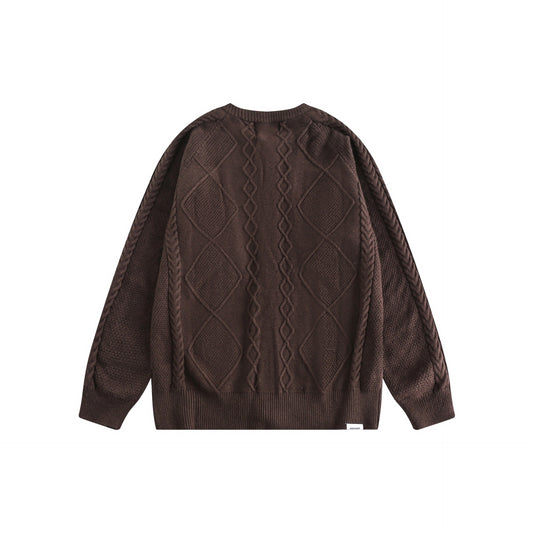 Japanese Cardigan Sweater Men Loose Trendy