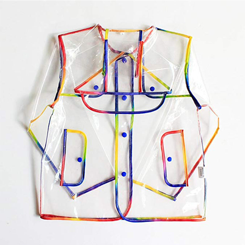 Transparent Thickening Eva Raincoat For Elementary School Students