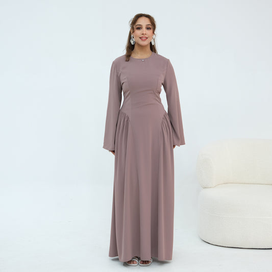Plus-size Middle Eastern Long-sleeve Dress