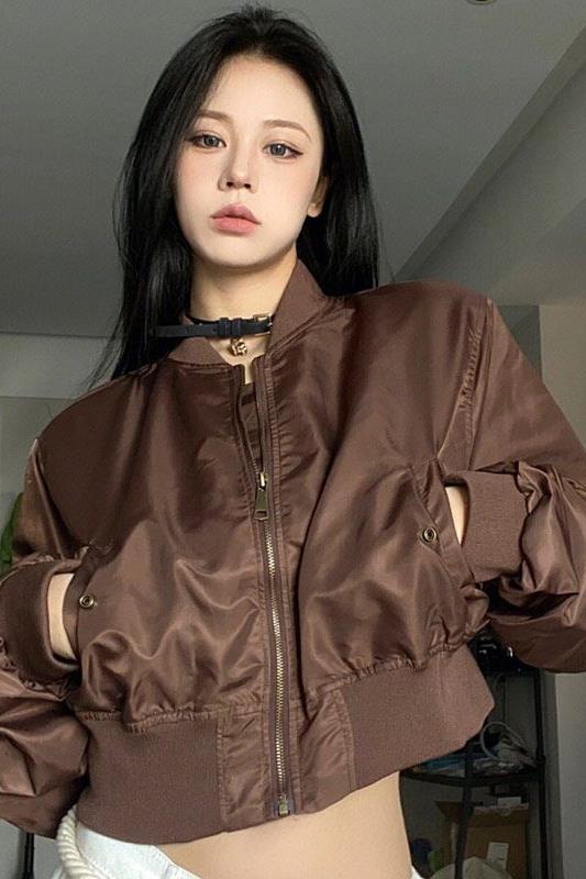 Short Baseball Jacket For Women In Spring And Autumn