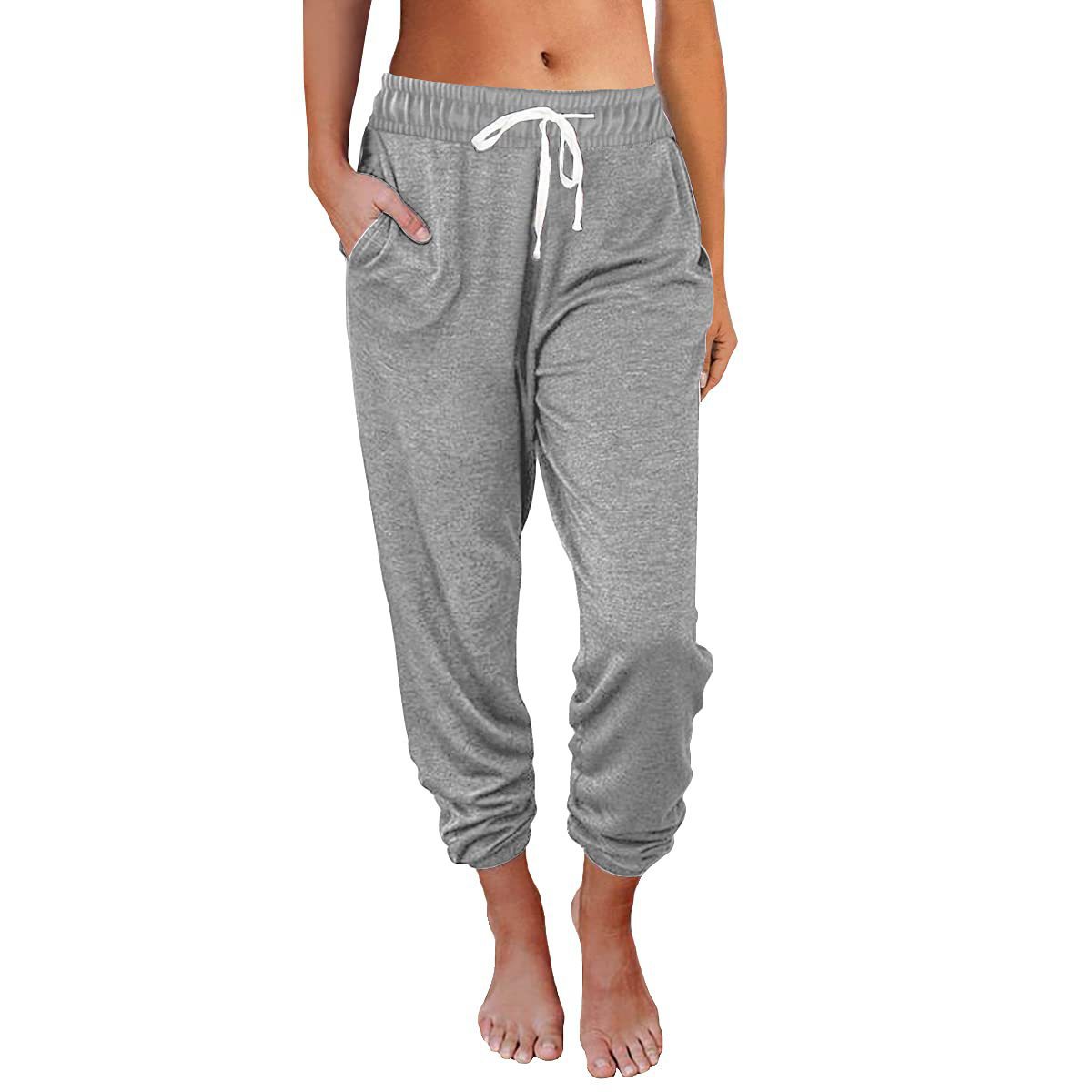 Women's Casual Loose Pocket High Waist Leggings
