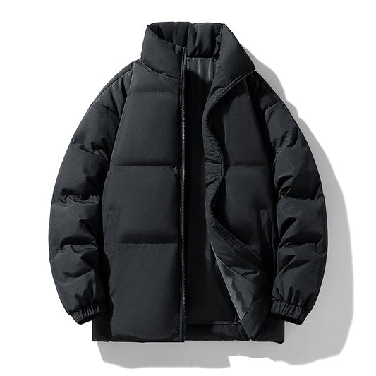 Men's Stand-up Collar Cotton-padded Coat Thickened Warm-keeping And Cold-proof