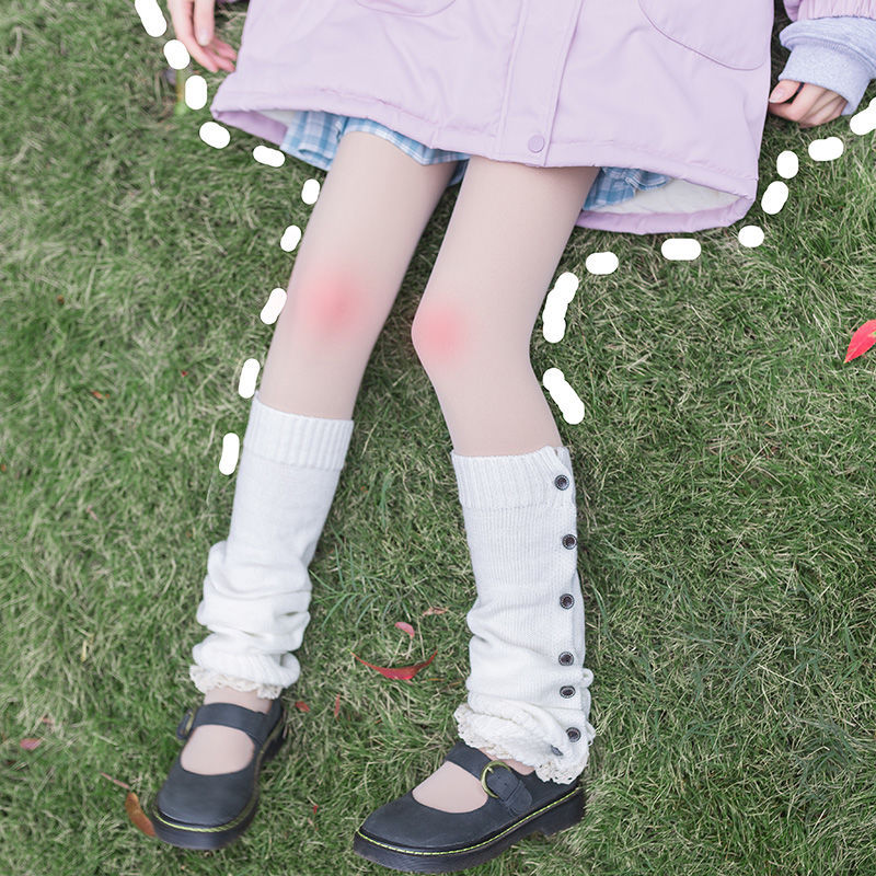 Japanese Soft Girls Pile Stockings In Middle Tube