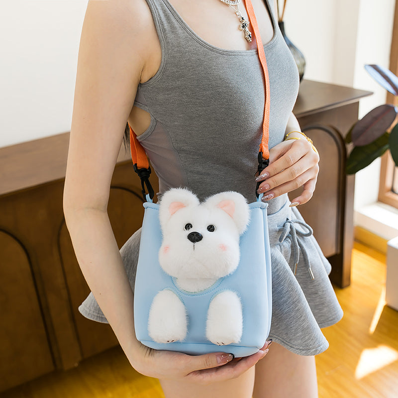 Puppy Toy Bag Plush Toy Birthday Gift Girlfriends' Gift