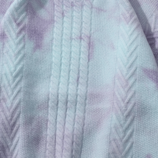 Herremoderne Batikstriktrøje