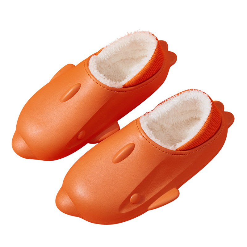 Shark Shape Slippers Home Unsiex Waterproof Platform Shoes Winter