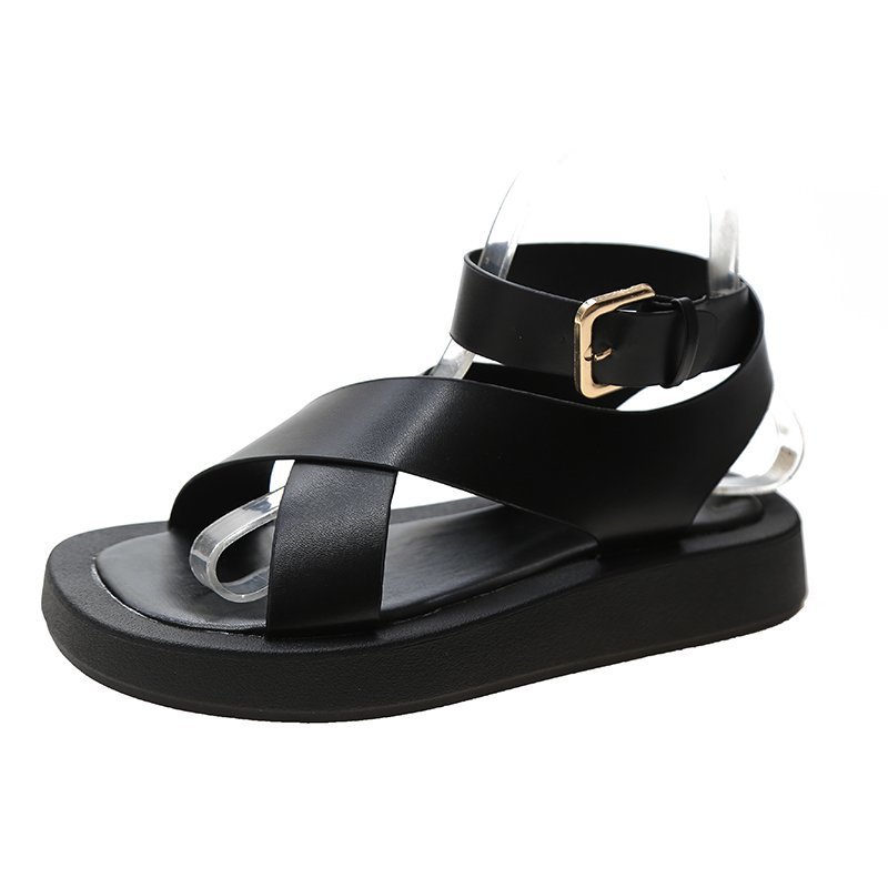 New Net Celebrity Fairy Style Student Fashion Platform Platform Roman Beach Shoes