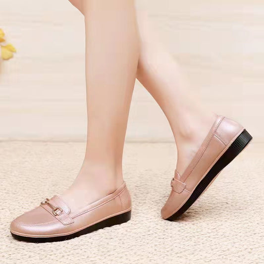 Professional Baotou Ladies Single Shoes Fashion Low-top Flat-heel Breathable Casual