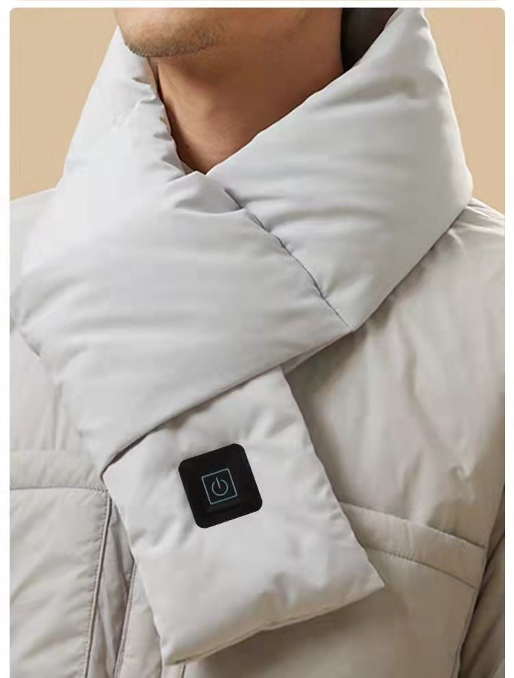 Usb Winter Warmth Rabbit Fur Heating Scarf