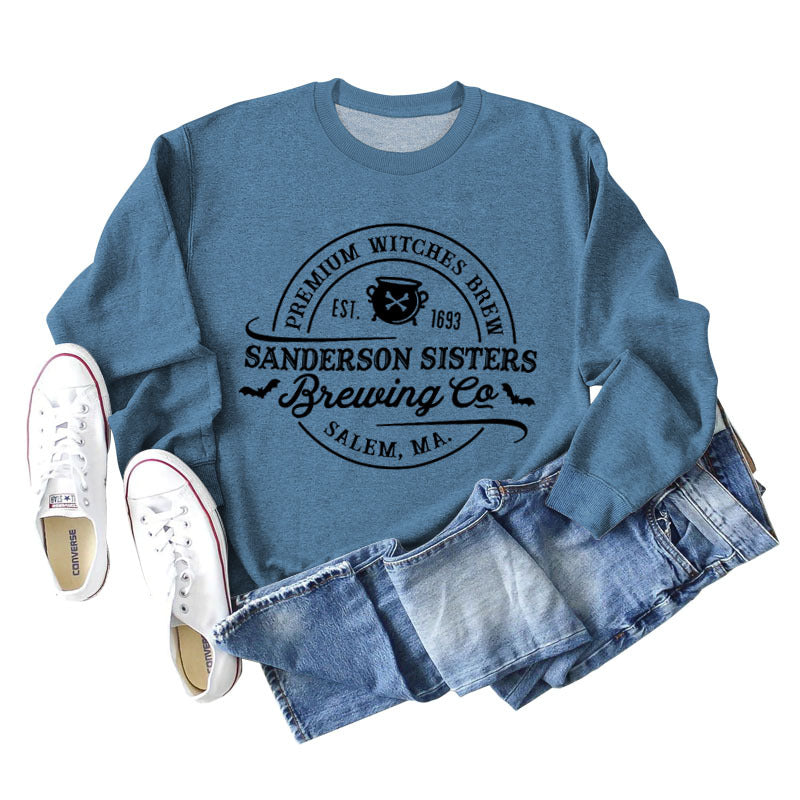 Alphabet Printed Autumn And Winter Bottomed Long Sleeve