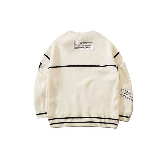 Mænds Pullover Afslappet Løs Japansk Sweater