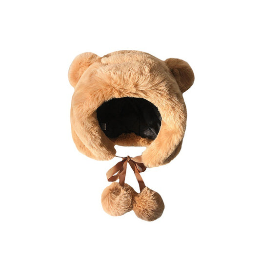 Female Autumn And Winter Sweet Cute Earmuffs Hat