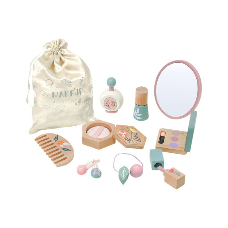 Girls' Playhouse Makeup Bag Simulation Makeup Toy Set