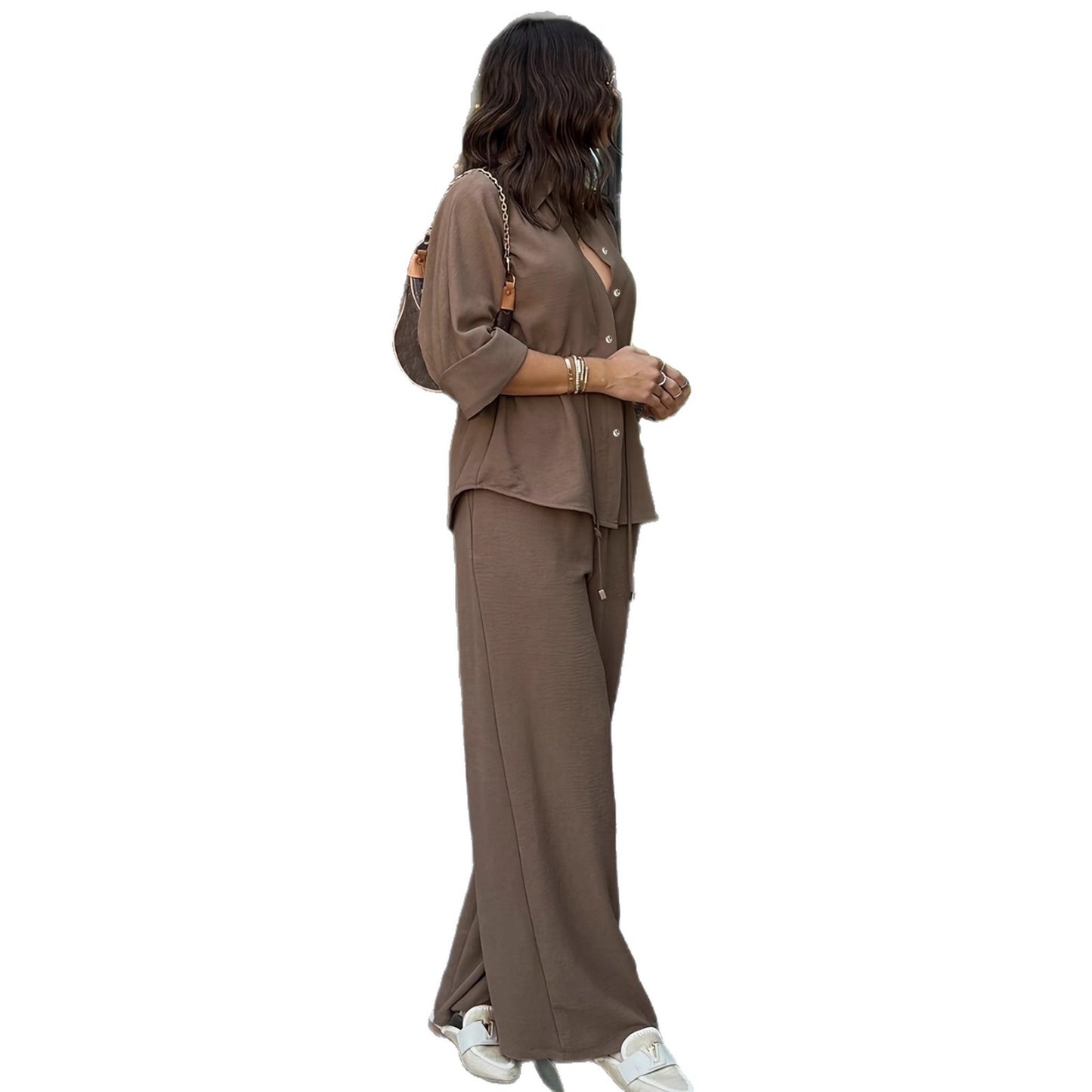 Womens Fashion Commuter-style Shirt Set