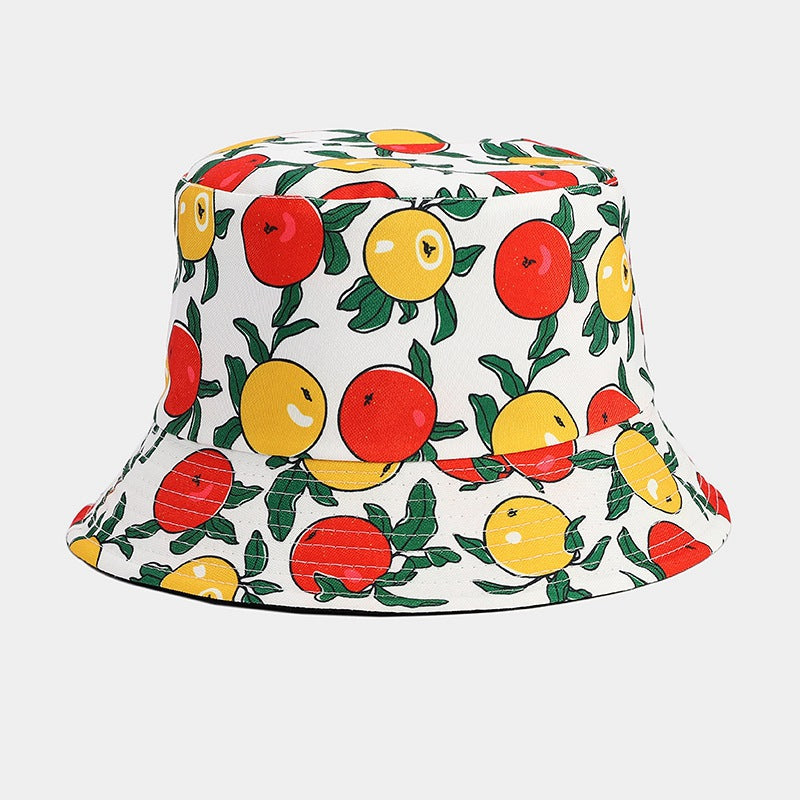 Fruit Pattern Bucket Hat Men And Women Outdoor Casual Sun Hat