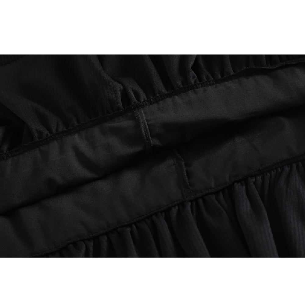 Corduroy A-line Mid-length Cake Skirt