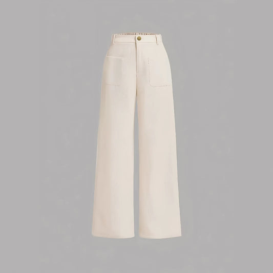 Tall Loose All-matching Corduroy Retro Straight-leg Trousers