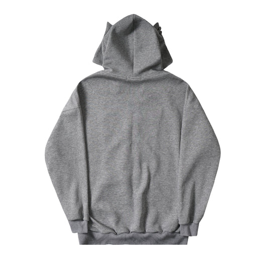Sweet Cool Graffiti Printing Cat Ears Hooded Sweater