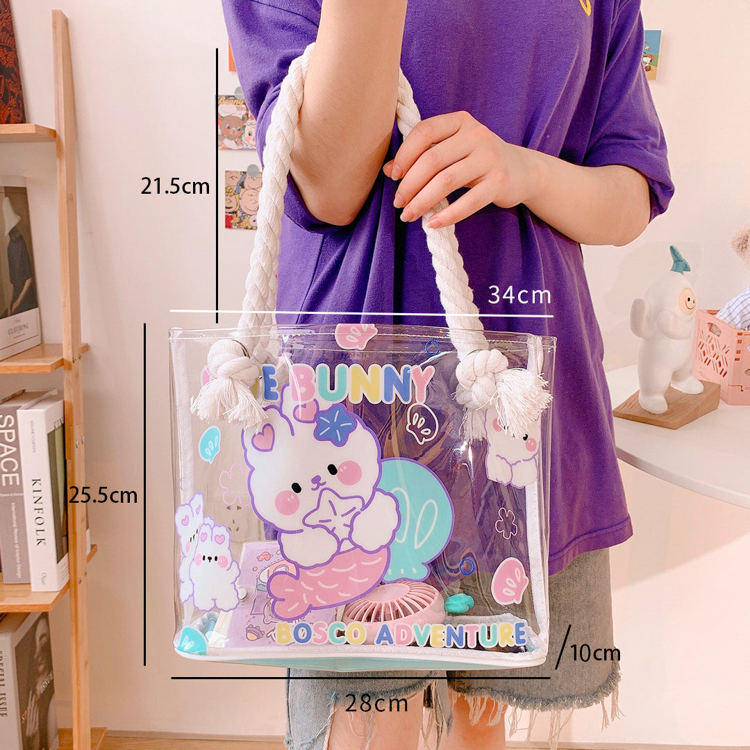 Cute Girly Heart Niche Waterproof Shoulder Bag