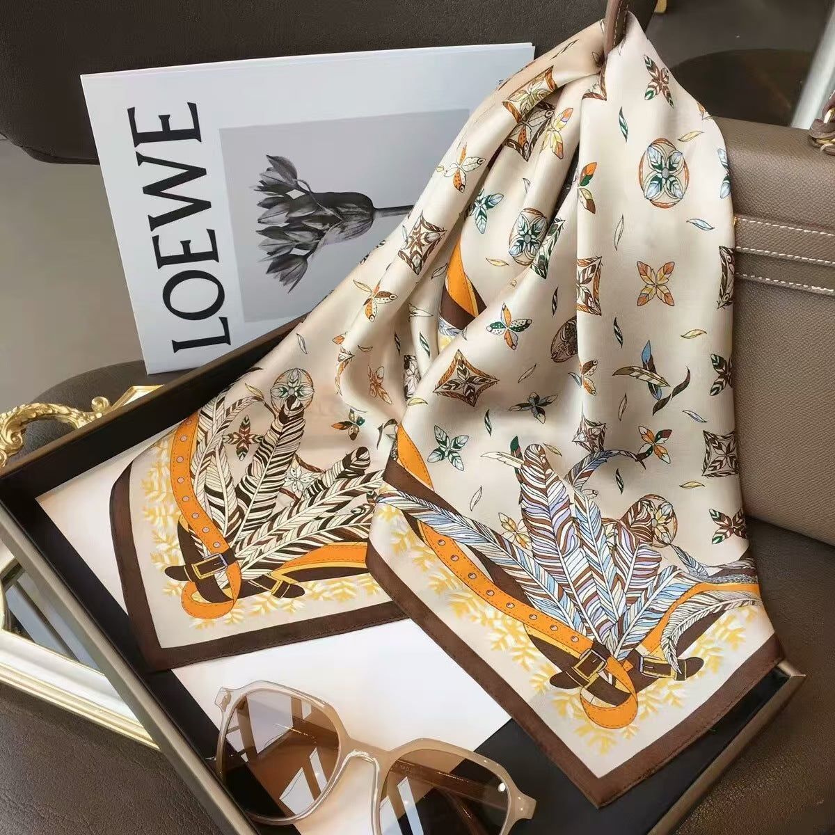 Women's Mulberry Silk Spring And Autumn Scarf