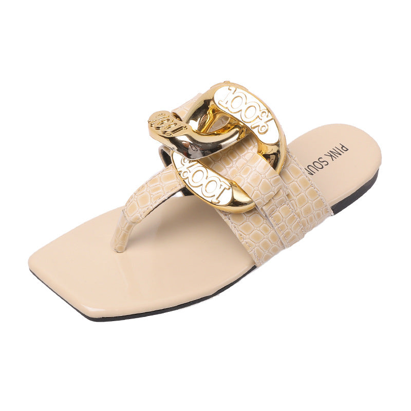 New Large Size Flip-flops Simple Toe