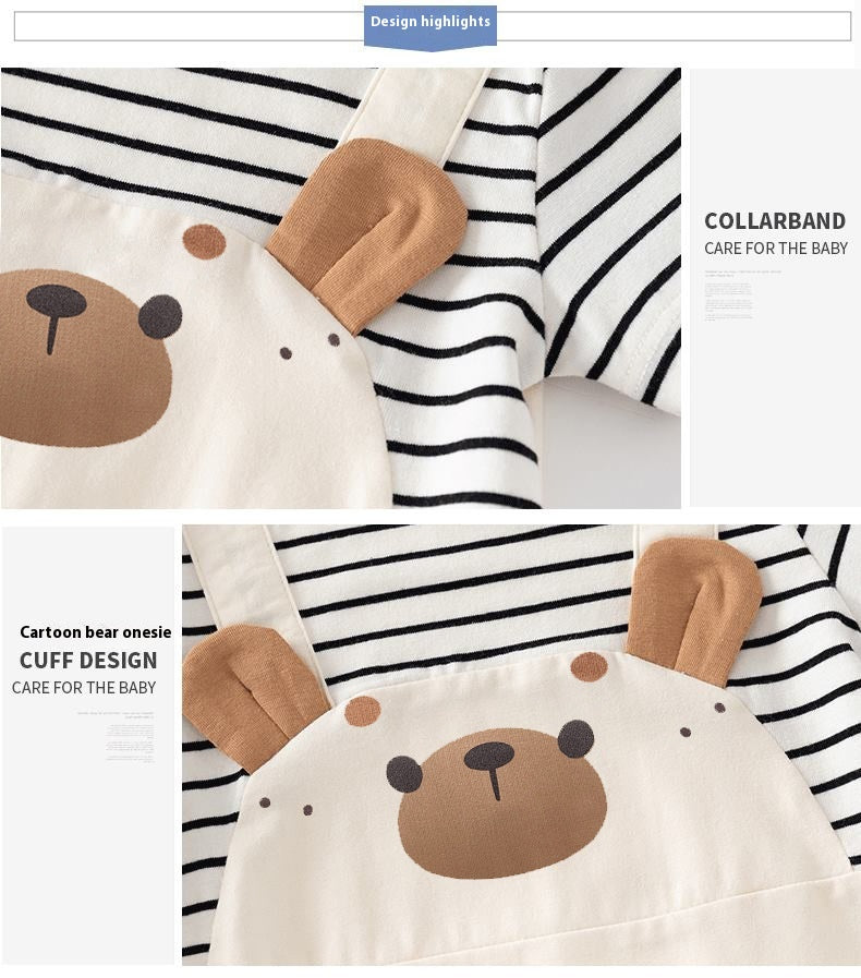 Kortærmet Baby Jumpsuit til Sommer