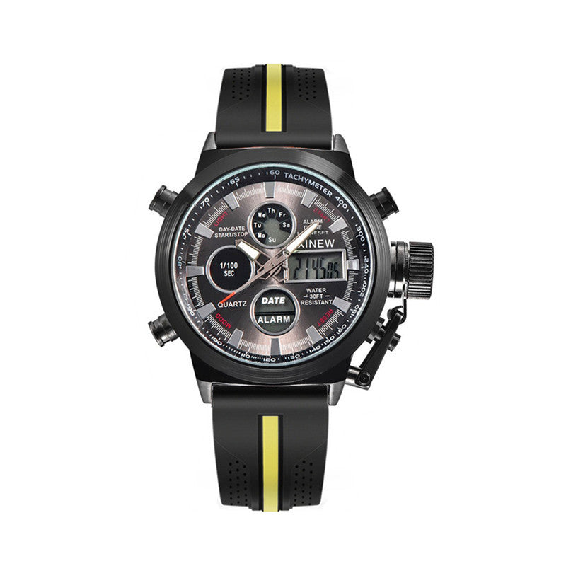 Men's Fashion Belt Multi-functional Watch