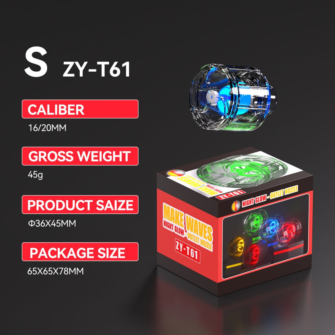 Fish Tank Night Glow-Outlet Nature Makes Waves