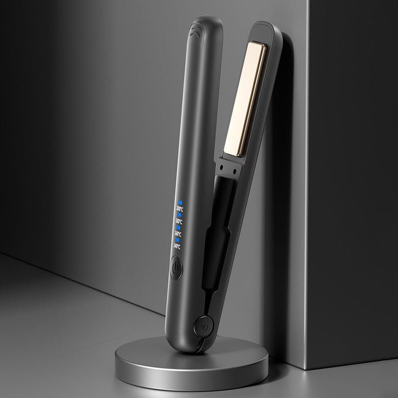 Wireless Hair Straighteners Hair Curler And Straightener Dual-use Charging Hair Curler Plywood
