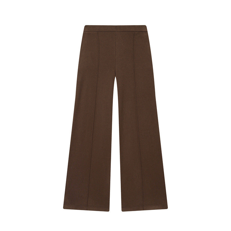 Autumn New Soft Short-sleeved Top Wide-leg Pants