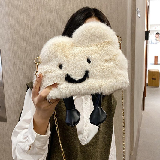 Women's Fashion Plush Cloud Shoulder Bag