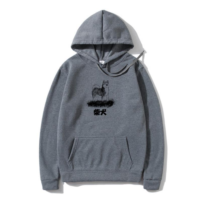Langærmet sweatshirt til mænd med kængurulomme