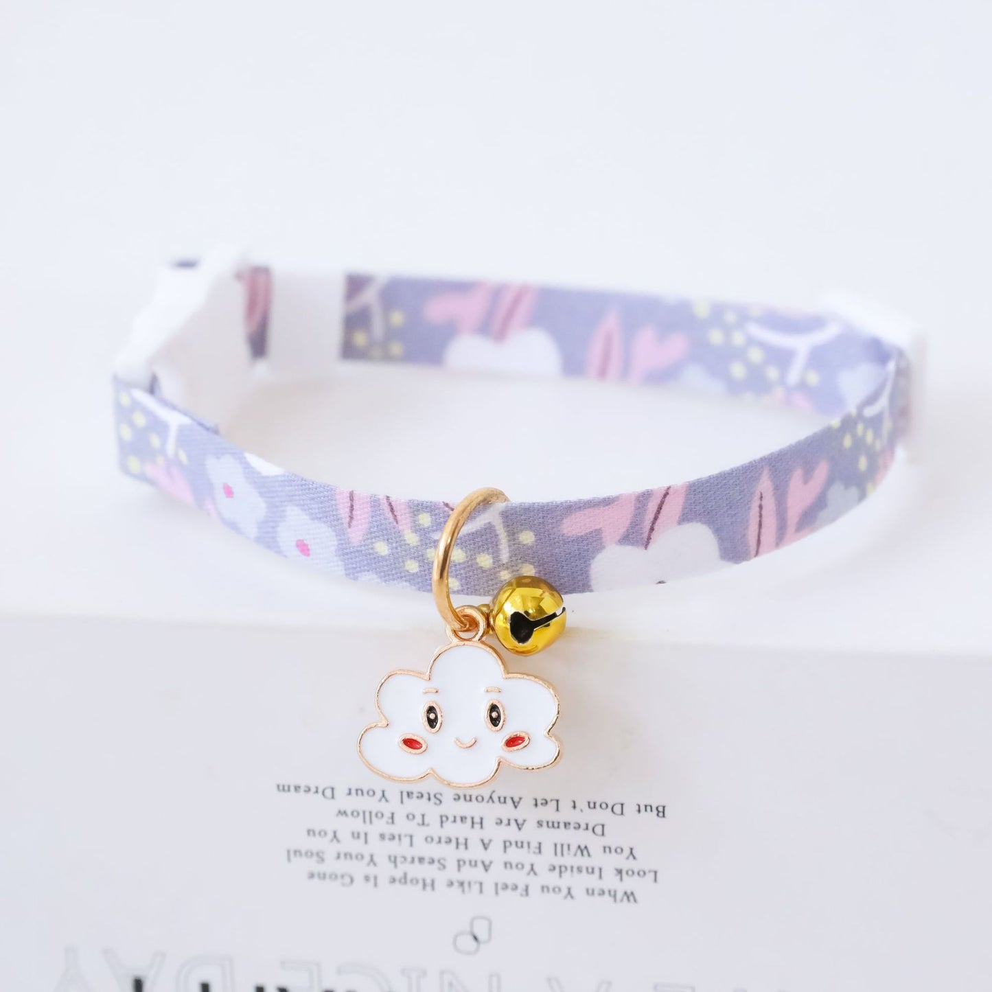 Pet Collar Kitten Dog Bell Safety Buckle