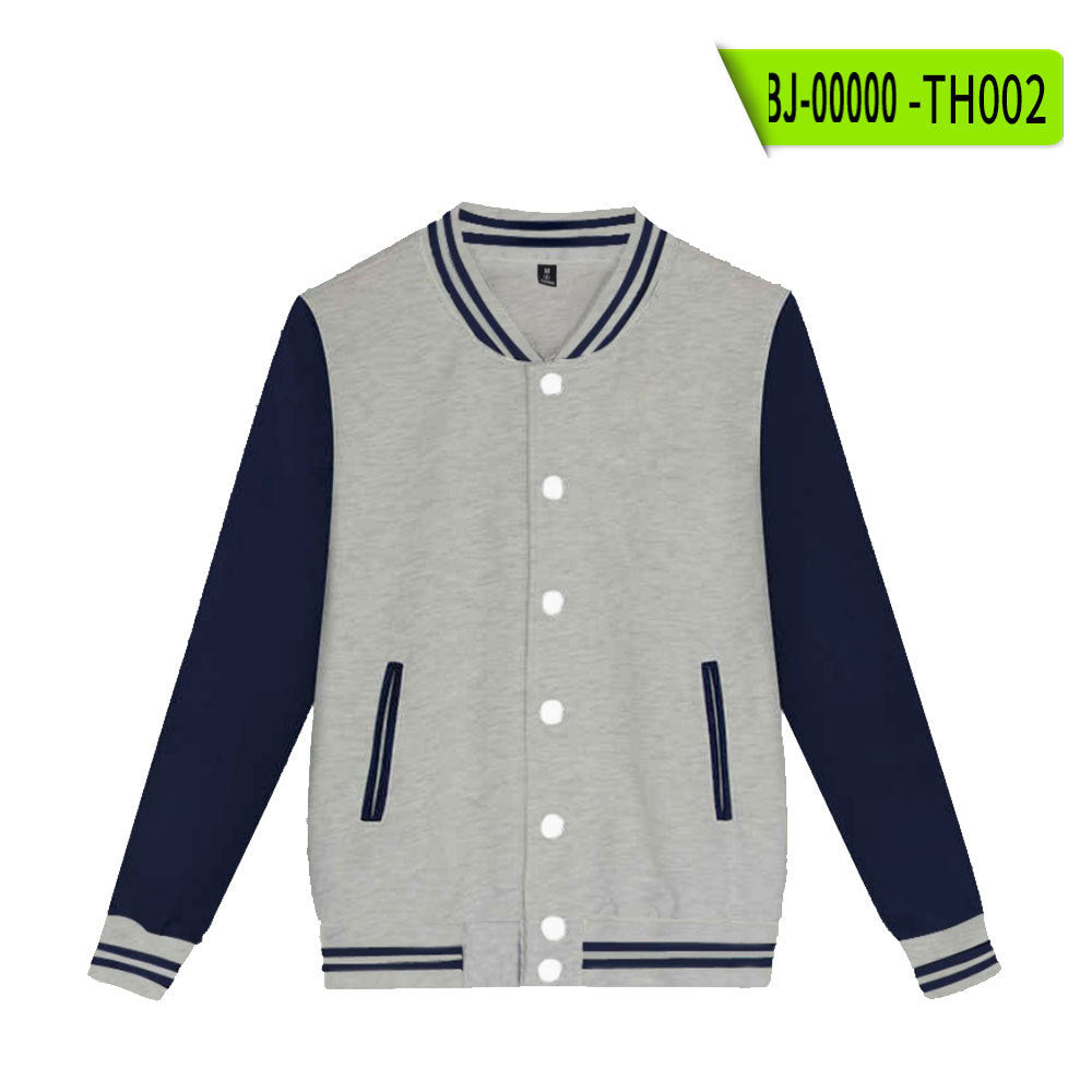 Baseball Uniform American Style Trend Cardigan Jacket