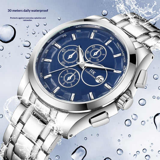 New Luminous Hands Alloy Mens Quartz Watch