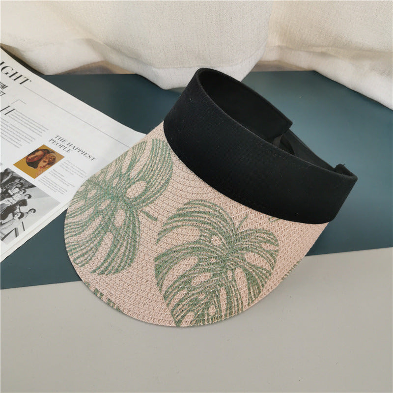 New Sunshade Women's Sunscreen And UV Protection Folding Straw Hat