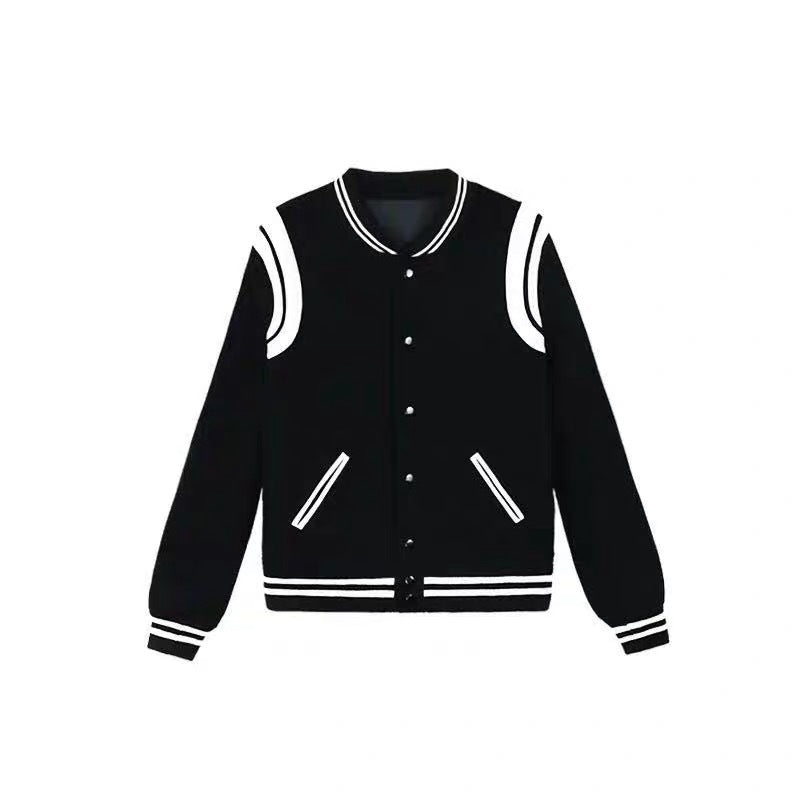 Trendy All-match Style Small Cardigan Baseball Uniform