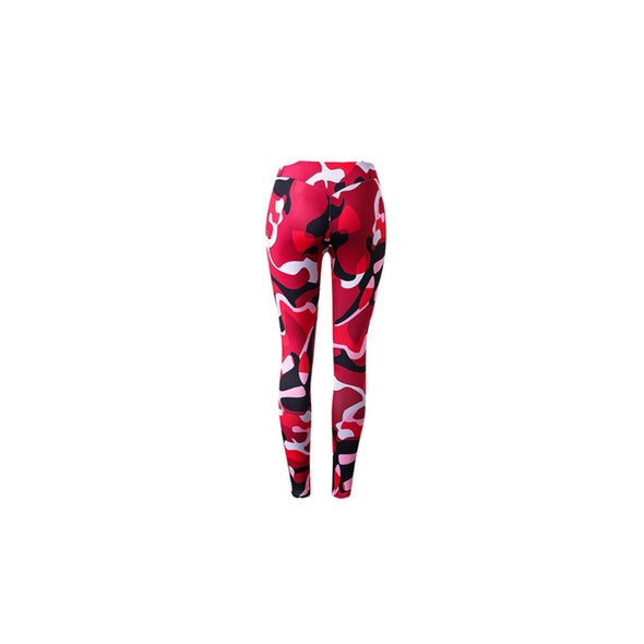 Skinny Quick Dry Camouflage Trousers Women's Fitness