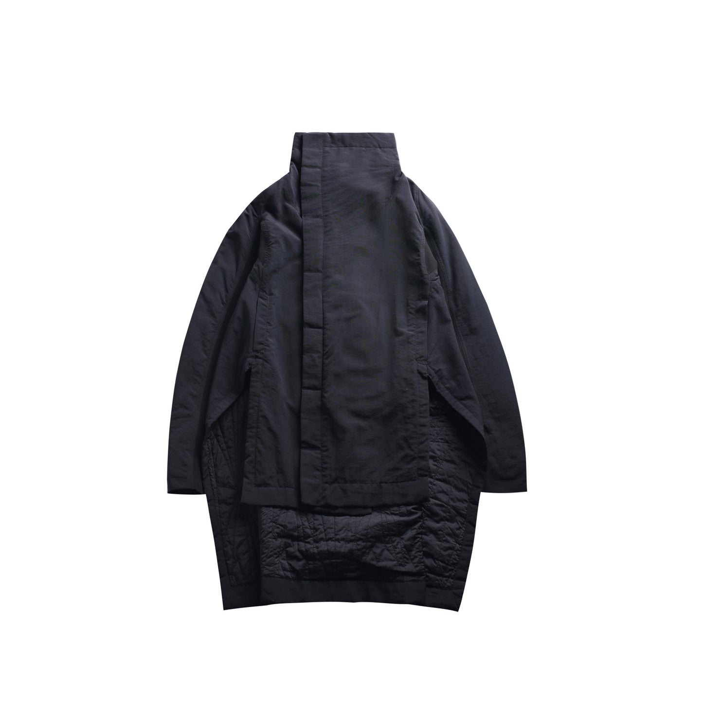 Irregular Coat Women's Turtleneck Thin Cotton-padded Mid-length Niche Top