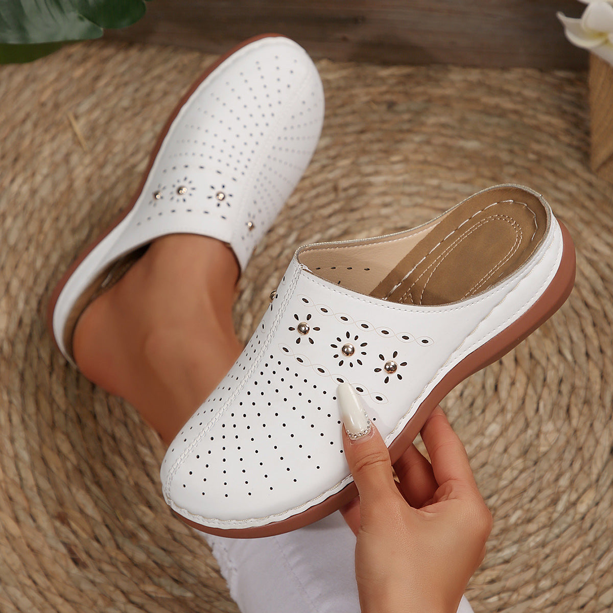 Women's Toe Covered Platform Slippers