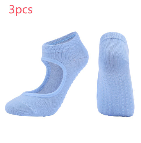 Combed cotton yoga socks