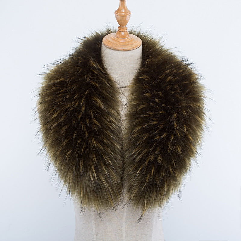 Bib Down Jacket Hat Strip Coat Collar
