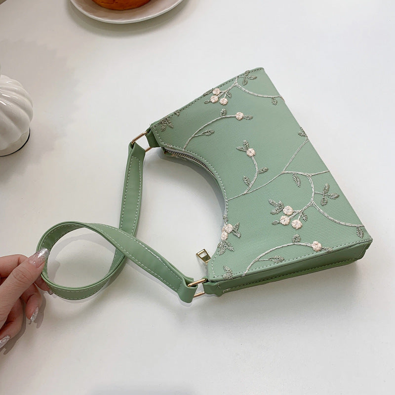 Transparent All-match Niche Lace Underarm Bag