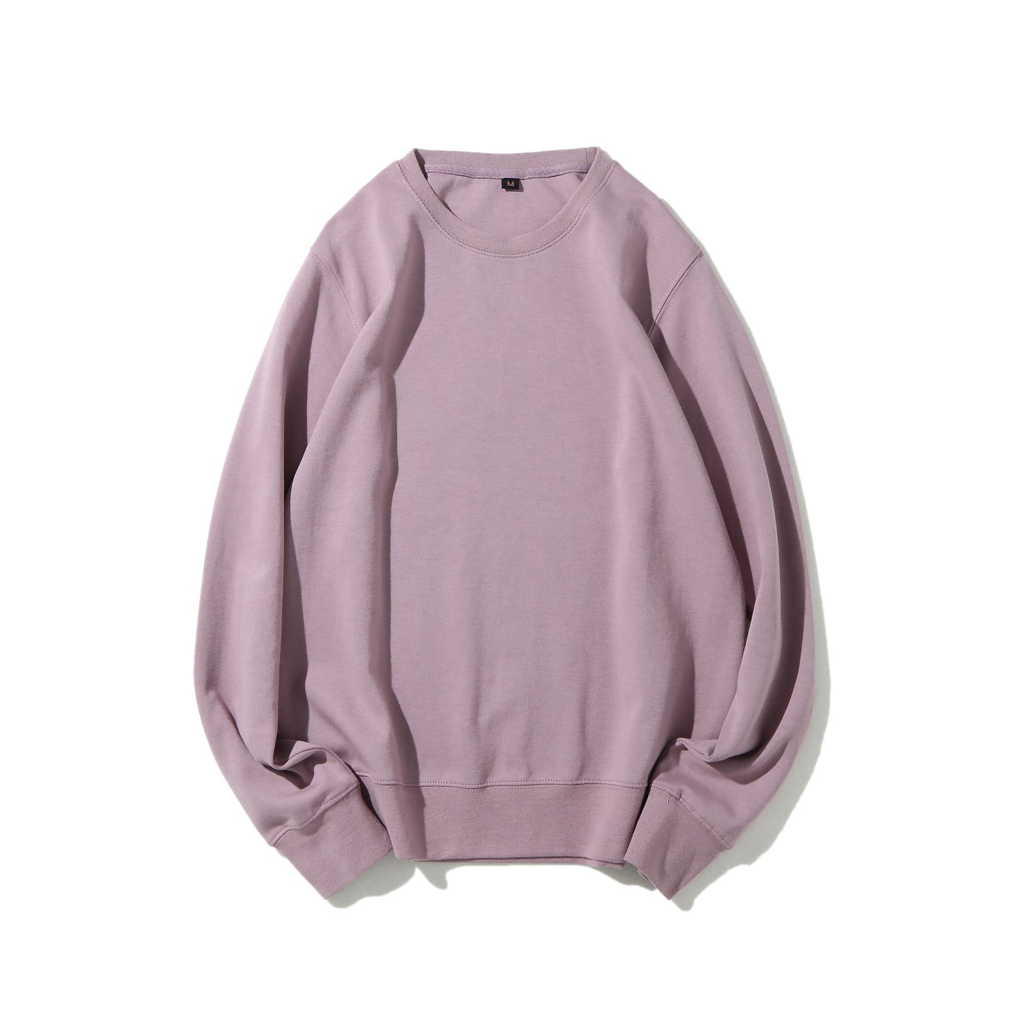Solid Healthy Round Neck Sweater Long Sleeve
