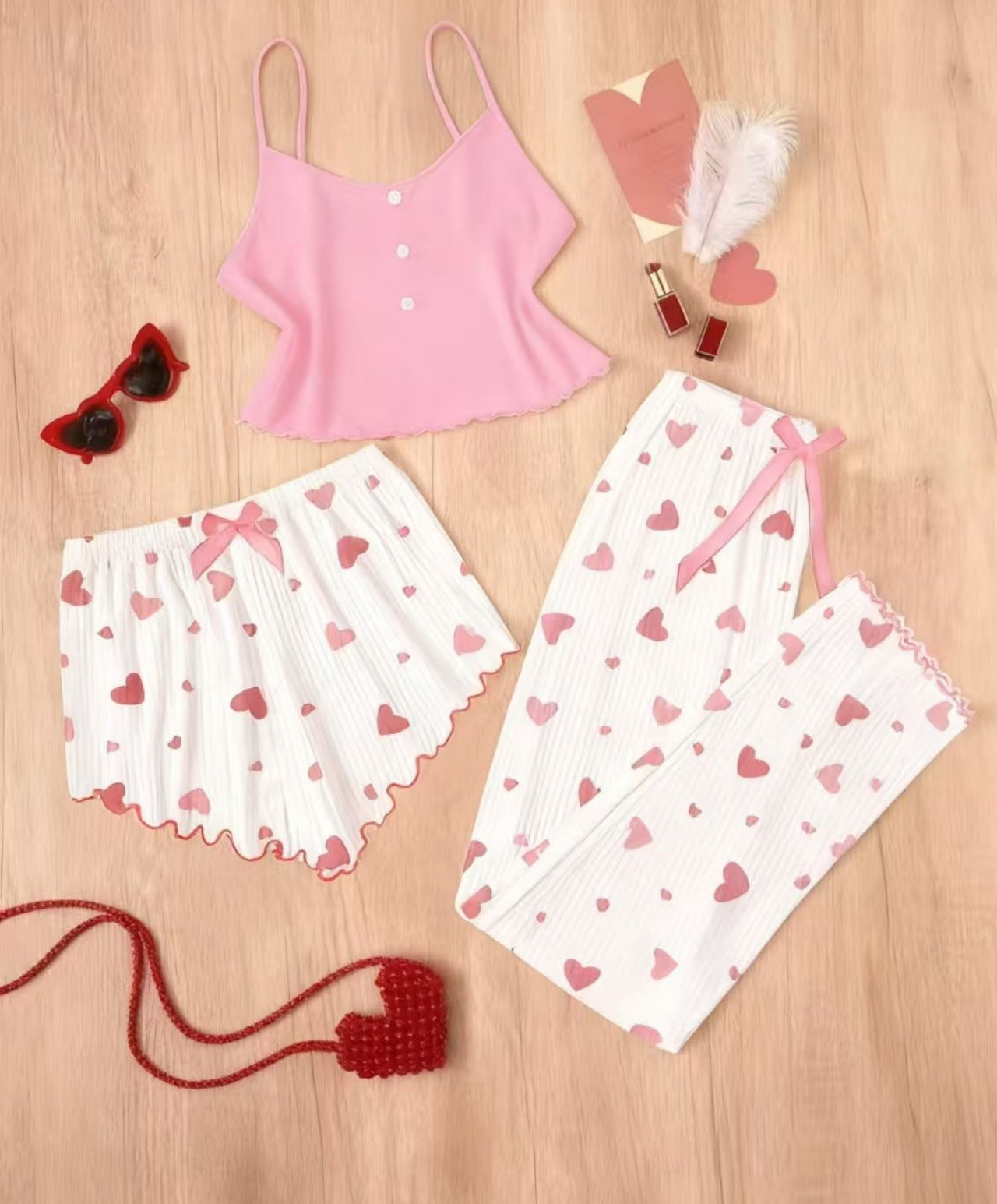 Homewear, Pyjamas og Lingeri – Tre dele til kvinder