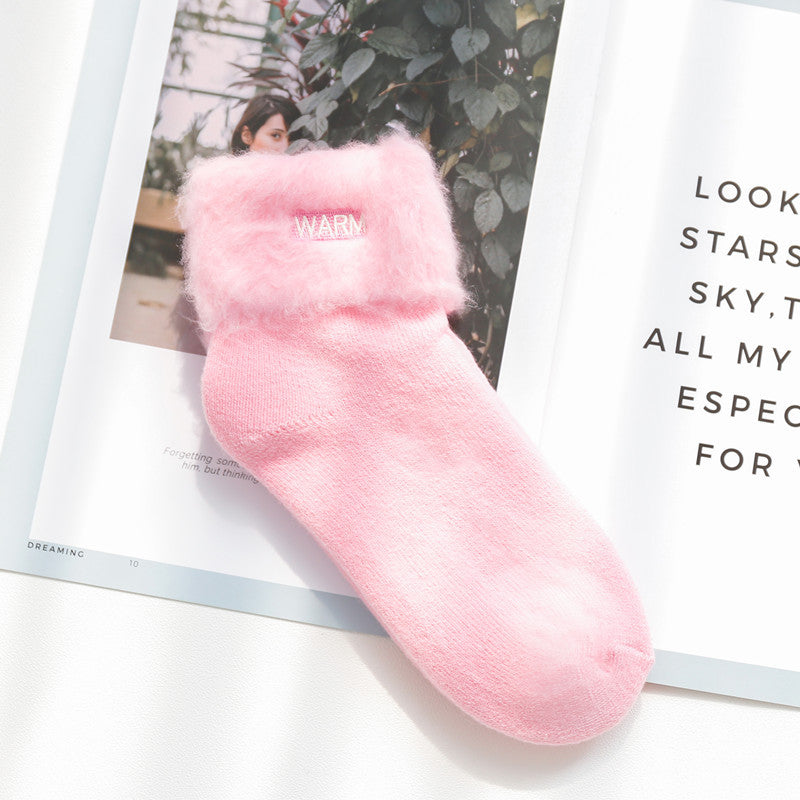 Velvet Thickening Socks Children's Warm Snow