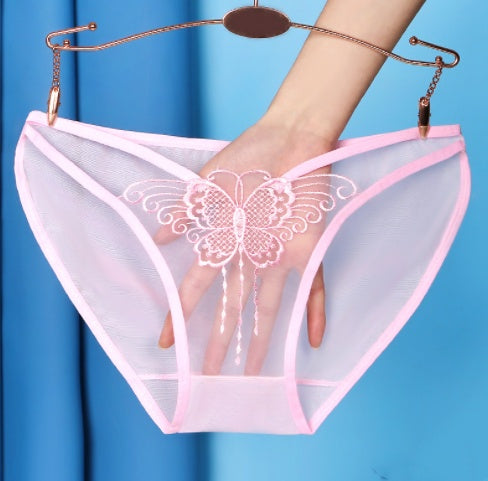 Butterfly High Elastic Breathable Transparent Briefs