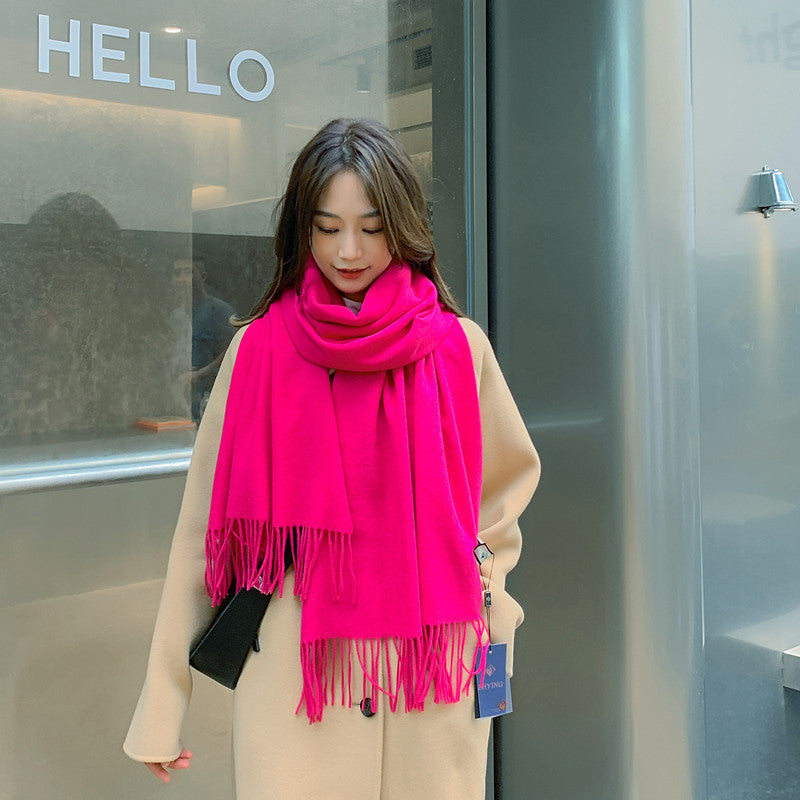 Men's Fashion Solid Color Scarf Shawl